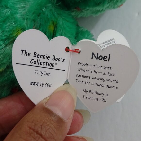 2022 Ty Beanie Boos Noel Penguin Stuffed Animal Plush Soft Toy 6" Hang Tags - Picture 7 of 11